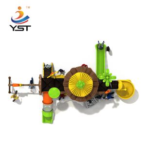 Forest Amusement Polyethylene Playground Equipment Slides ODM