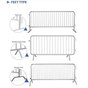 hot dipped galvanized fence panel temporary crowd control barrier