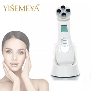 Cheap 2021 beauty &amp; personal skin care machine with RF EMS LED facial tightening instrucment for sale