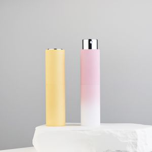 Custom Loge Luxury Refillable Perfume Atomizer Print Black Aluminum 10ml