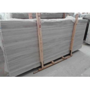 Wood Grain Full Edge Marble Look Countertops , Bathroom Vanity Laminate Marble