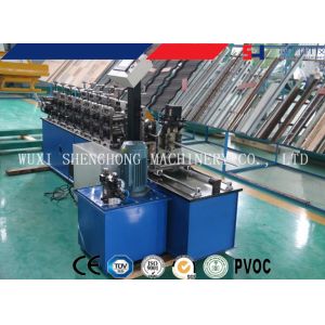 Cheap Automatic Control Steel Door Frame Roll Forming Machine , High Speed for sale