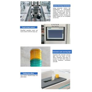 500 kg FKT-10 Erecting Forming Sealing Packing Ce Box Folding Erector Machine