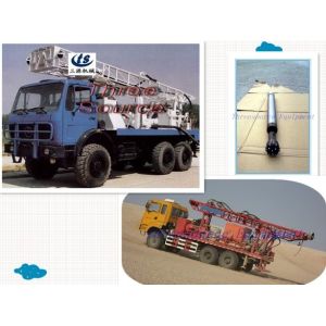 Cheap Truck mounted drilling rig testing in desert for sale