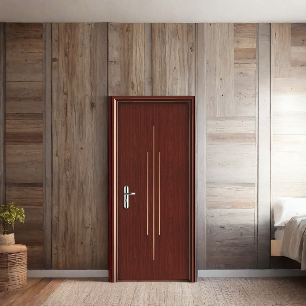 Waterproof Fire-Rated WPC Hollow Door For Maximum Safety And Durability