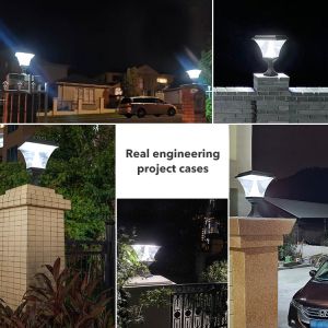 Intelligent Solar Pillar Light IP65 Water Resistant Multipurpose