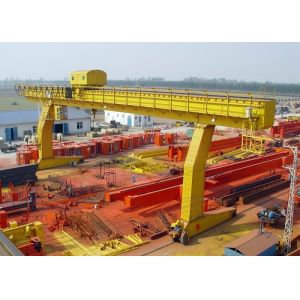 5T-32T Rail Mounted Gantry Crane 380V 60HZ 3 Phase Stone Marble Crane