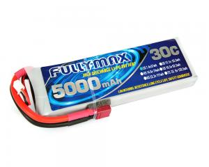 Cheap Fullymax 7.4V 5000mAh 2S 30C Lipo Battery with DEANS/T-Plug for RC nitro Cars Rc Helicopters for sale