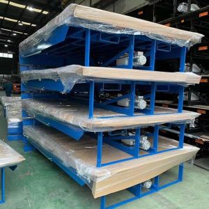 Stationary Industrial Loading Dock Leveler Hydraulic Anti Skid Security