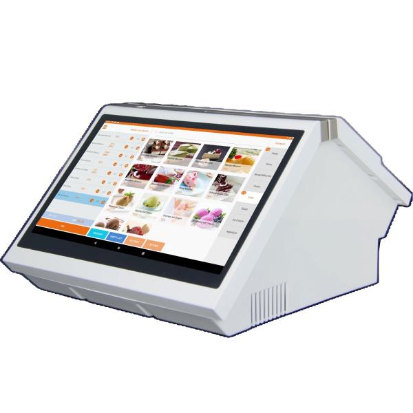 14 Inch Full HD Android/WIN POS System with 80mm Printer and VFD220 Customer