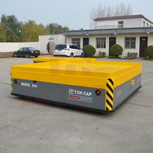 Motor Power 17 Tons Load Battery Transfer Trolley For Concrete Handling