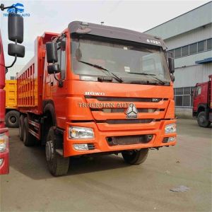 Heavy Duty Used Howo Trucks , Second Hand Tipper Trucks Excellent Condition