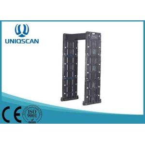 Cheap Multi Zone Portable Walk Through Metal Detector Body Scanner With LCD Screen for sale