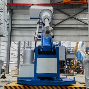 Cheap Fluxing Size Less Than 5 Mm Aluminum Degassing Machine With Inert Gases Purity N2 for sale