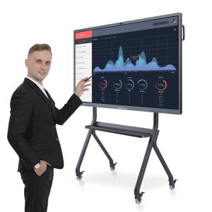 Multi Touch Screen Interactive Whiteboard 98 Inches Education Flat Panel