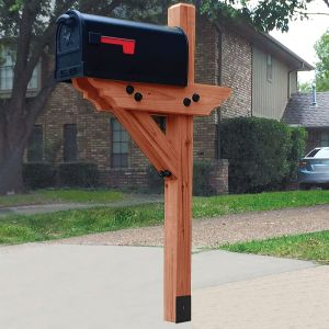 1/2mm Thickness U Shape Fence Post Holder for 4 Inches x 4 Inches Concrete Posts