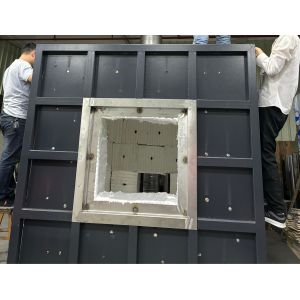 1300C Operation Temperature Steel Structure Fireproof Coating Testing Furnace