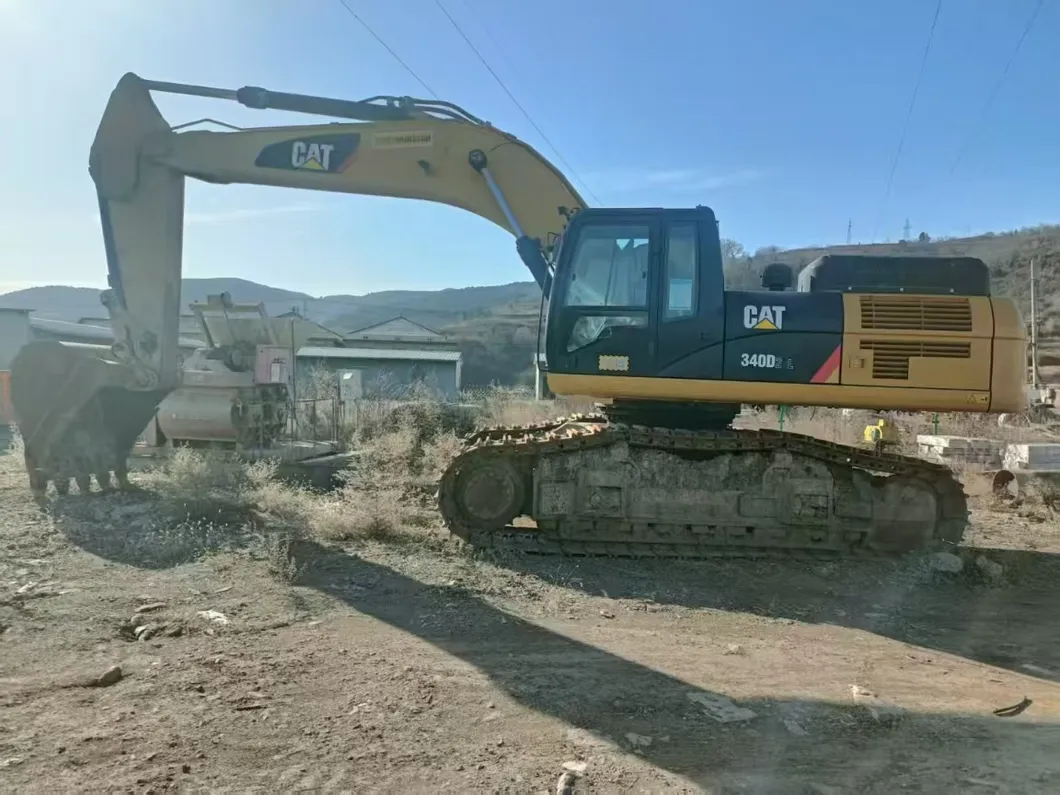 Srong Power Low Fuel Consumption and High Productivity Mining Cat 340d2l Excavator