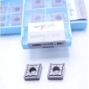 External Turning CNC Lathe Machine Inserts HRA92.5 Hardness CNMG120408-MS1