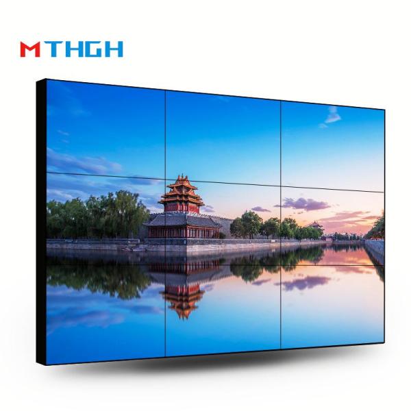 55 Inch Brightness 500cd/m2 LCD Splicing Screen 1200:1 Contrast Ratio 3.5mm Seams