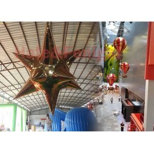 Atmosphere Sensing Inflatable Mirror Balloon PVC 2m Diameter For Christmas