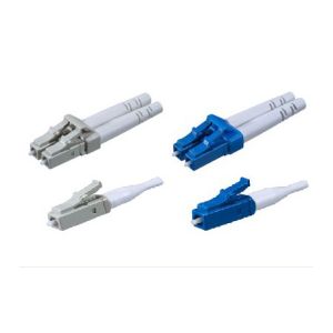 LC apc upc Fiber Optic Connector singlemode multimode blue beige green color