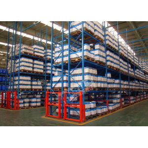 2500 Kg Max Load Pallet Rack Shelving Powder Coating For Third Party Distributio