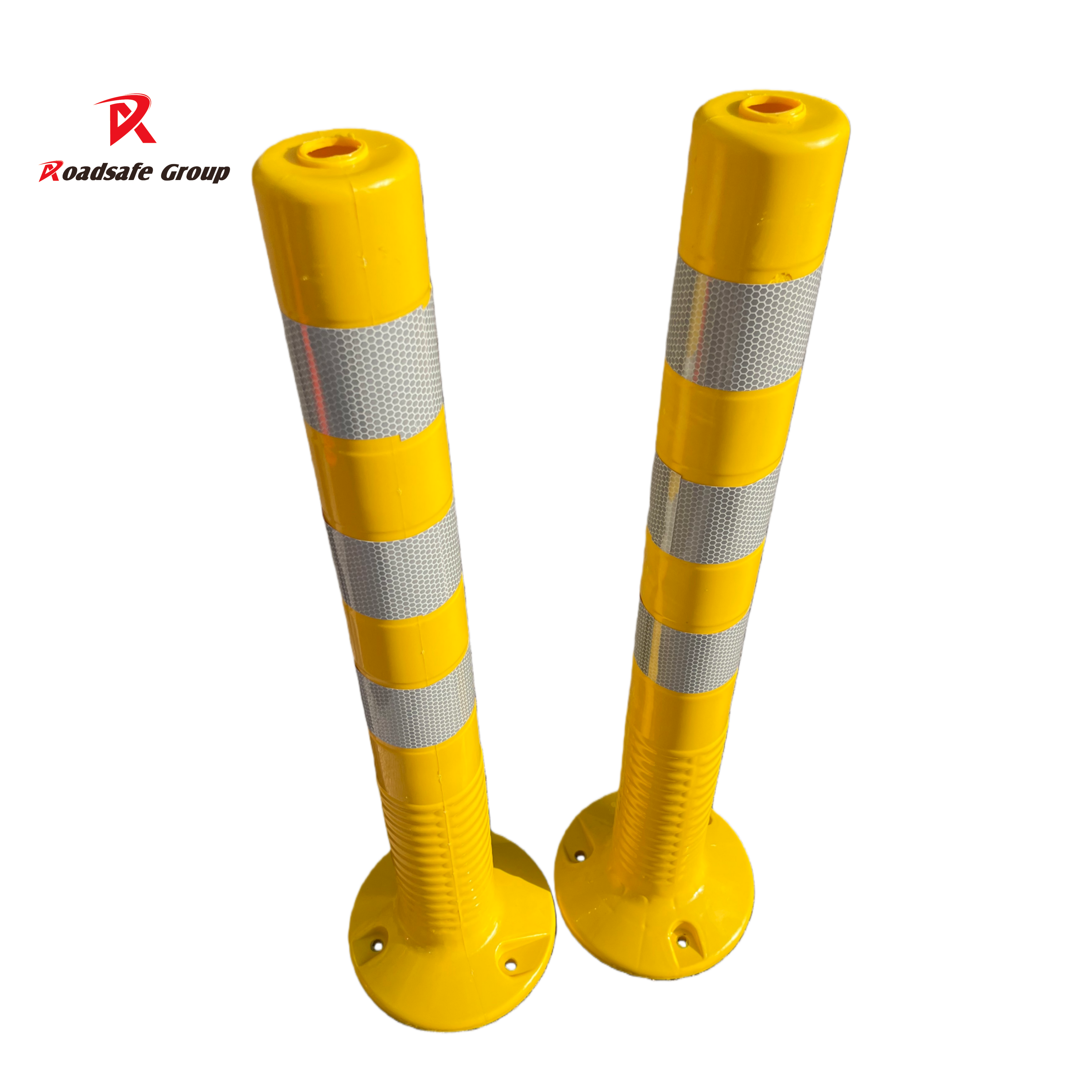 Cheap Yellow 75cm PU Flexible Traffic Delineator Post – Full Container Export to South America (Colombia &amp; Ecuador) Delineator Bollards for sale