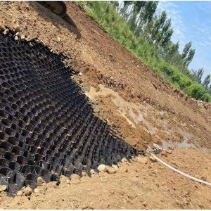 HDPE Geocell GM660-200mm Erosion Control System for 3:1 Slopes, Textured Surface