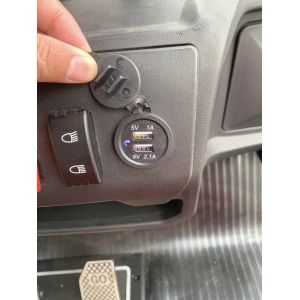 2 Seater Red Electric Hunting Golf Cart With Cooler Sound Bar Off Road Tires For