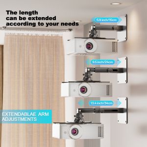 360 Degree Ceiling Mount Projector Brackets Adjustable Universal Ceiling