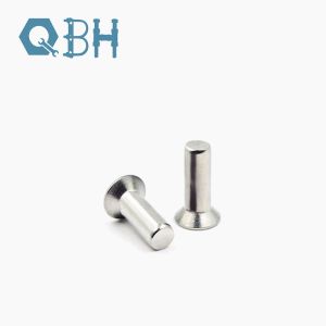 DIN661 Oval Solid Rivets / Solid Round Head Rivet Cold Forging