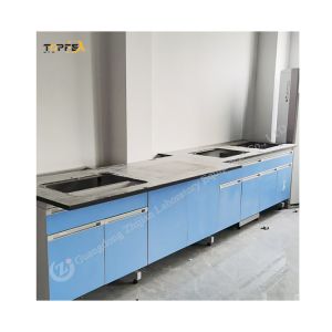 Blue Lab Wall Bench Wall-mounted Structure Easy Installation Durable
