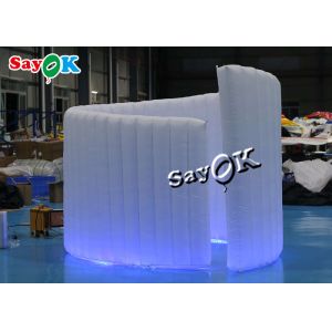 Inflatable Party Decorations 3m 10ft White Spiral Shape Inflatable Photo Booth