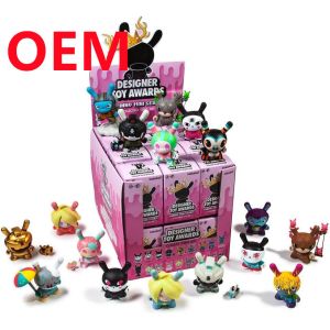 Customized 5cm Height Plastic Figure Toy Made 7 Designs PVC Dolls OEM Cute
