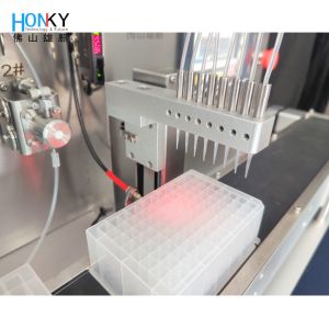 Desktop Lab Using Multiple Heads Deep Well Plaste Filling Machine With High