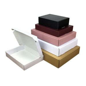 Custom Logo Corrugated Cosmetic Gift Box Packaging Offset Printing