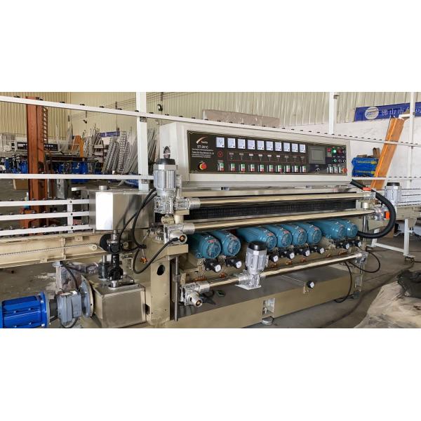 Quality Vertical Structure Polishing Mirror Flat Glass Beveling Machine with PLC Control System wholesale