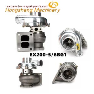 114400-3770 Excavator Turbocharger For Hitachi Ex200-5 6BG1 Engine Parts