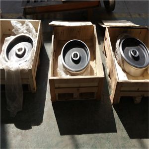 4140 Material Steel Rail Wheels 10-1450mm Forging 0.1mm Tolerance