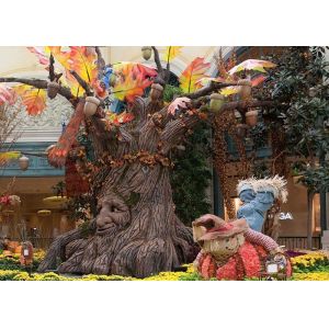 Customized Animatronic Talking Tree , Merry Christmas Talking Tree Decoration