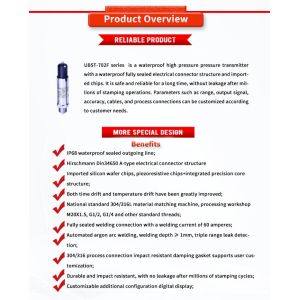 UBST-702FY Univo Customized Waterproof Hirschman Connector Oil Liquid Level