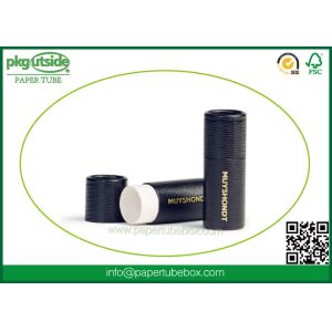 Luxury Round Paper Lipstick Tubes Packaging Silk Screen Printing Damp - Proof