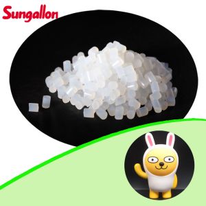 10A~95A White Toy TPR Granules Soft Rubber Pellets for Creative Play