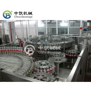 Auto Capping Carbonated Beverage Filling Machine Stainless Steel Compact