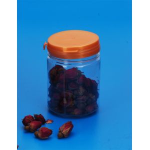 Transparent Color Plastic Honey Bottles Airtight Screw Lid 65 . 5 * 88MM