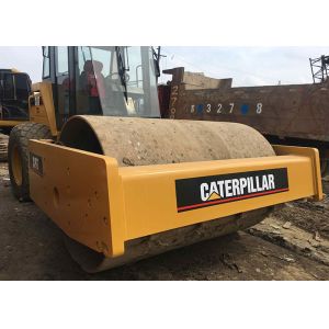 Cat CS533 Second Hand Road Roller , 125kw Used Vibratory Roller Weitht 22T