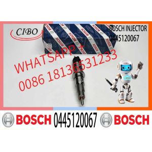 China Hot Sale Manufacture Engine Diesel Fuel Injector 0445120067 For Deutz D6E EC210 EC200 Excavator Engine on sale