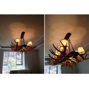 Reindeer antler chandelier For Indoor home Lighting Fixtures (WH-AC-17)