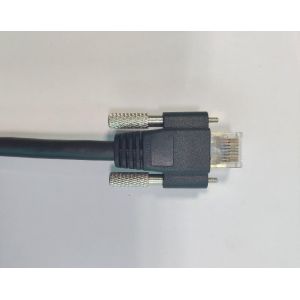 26AWG Cat6A SFTP Round Gigabit Ethernet Cable with Fixing Screw , Internet